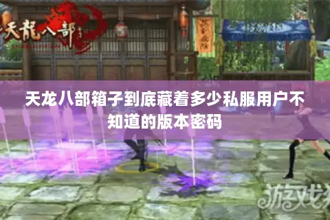 天龙八部箱子到底藏着多少私服用户不知道的版本密码 天龙八部箱子到底藏着多少私服用户不知道的版本密码