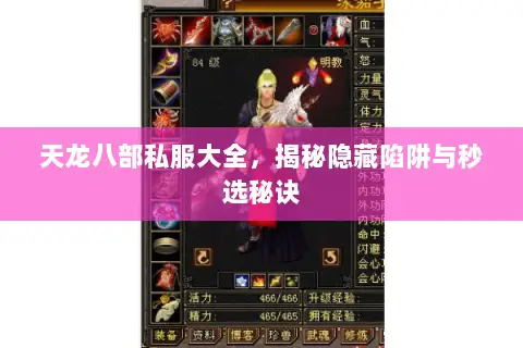 天龙八部私服大全，揭秘隐藏陷阱与秒选秘诀