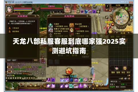 天龙八部私服客服到底哪家强2025实测避坑指南 天龙八部私服客服到底哪家强2025实测避坑指南