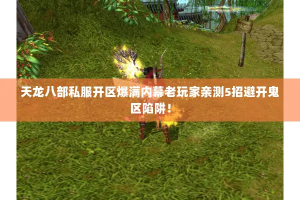 天龙八部私服开区爆满内幕老玩家亲测5招避开鬼区陷阱! 天龙八部私服开区爆满内幕老玩家亲测5招避开鬼区陷阱!