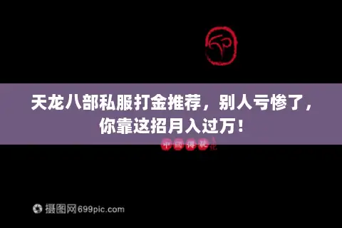 天龙八部私服打金推荐,别人亏惨了,你靠这招月入过万! 天龙八部私服打金推荐,别人亏惨了,你靠这招月入过万!
