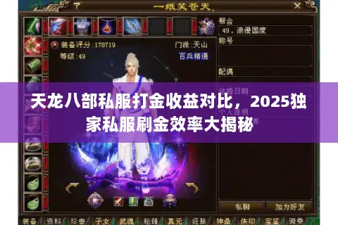 天龙八部私服打金收益对比,2025独家私服刷金效率大揭秘 天龙八部私服打金收益对比,2025独家私服刷金效率大揭秘