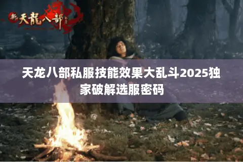 天龙八部私服技能效果大乱斗2025独家破解选服密码 天龙八部私服技能效果大乱斗2025独家破解选服密码