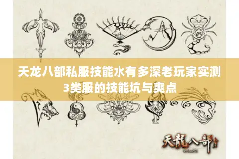 天龙八部私服技能水有多深老玩家实测3类服的技能坑与爽点