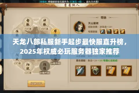 天龙八部私服新手起步最快服直升榜,2025年权威必玩服务器独家推荐 天龙八部私服新手起步最快服直升榜,2025年权威必玩服务器独家推荐