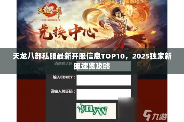 天龙八部私服最新开服信息TOP10，2025独家新服速览攻略