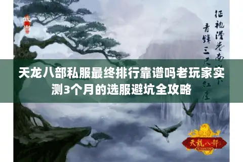天龙八部私服最终排行靠谱吗老玩家实测3个月的选服避坑全攻略 天龙八部私服最终排行靠谱吗老玩家实测3个月的选服避坑全攻略