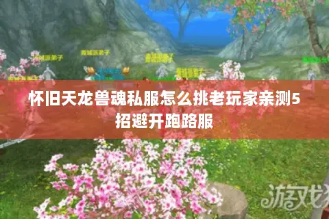 怀旧天龙兽魂私服怎么挑老玩家亲测5招避开跑路服 怀旧天龙兽魂私服怎么挑老玩家亲测5招避开跑路服