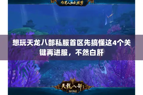 想玩天龙八部私服首区先搞懂这4个关键再进服,不然白肝 想玩天龙八部私服首区先搞懂这4个关键再进服,不然白肝