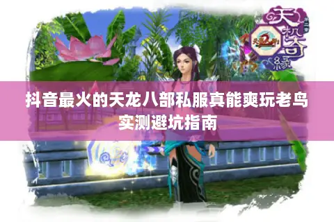 抖音最火的天龙八部私服真能爽玩老鸟实测避坑指南 抖音最火的天龙八部私服真能爽玩老鸟实测避坑指南