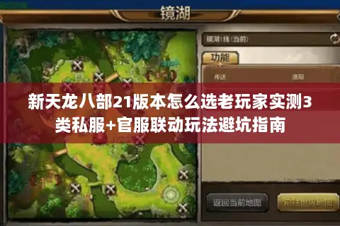 新天龙八部21版本怎么选老玩家实测3类私服+官服联动玩法避坑指南