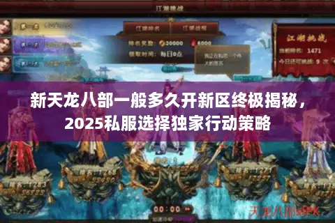 新天龙八部一般多久开新区终极揭秘，2025私服选择独家行动策略