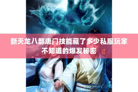 新天龙八部唐门技能藏了多少私服玩家不知道的爆发秘密