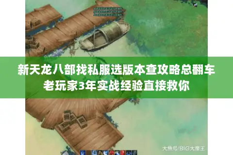 新天龙八部找私服选版本查攻略总翻车老玩家3年实战经验直接救你