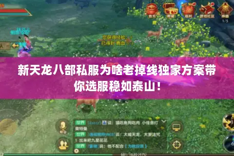 新天龙八部私服为啥老掉线独家方案带你选服稳如泰山! 新天龙八部私服为啥老掉线独家方案带你选服稳如泰山!