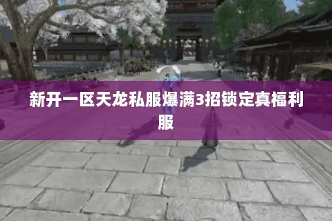 新开一区天龙私服爆满3招锁定真福利服