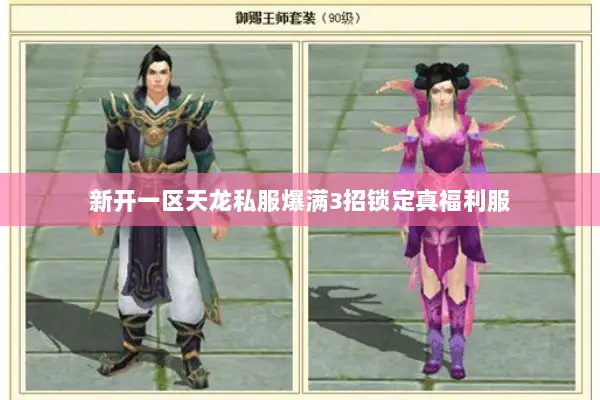 新开一区天龙私服爆满3招锁定真福利服