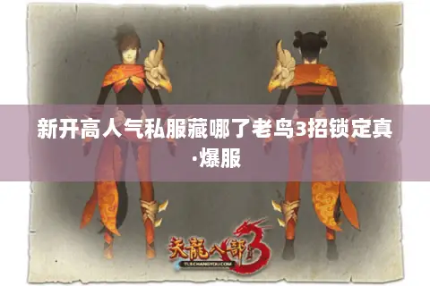 新开高人气私服藏哪了老鸟3招锁定真·爆服 新开高人气私服藏哪了老鸟3招锁定真·爆服