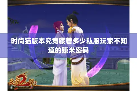 时尚猫版本究竟藏着多少私服玩家不知道的赚米密码 时尚猫版本究竟藏着多少私服玩家不知道的赚米密码