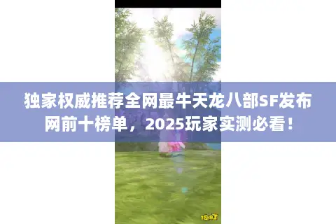 独家权威推荐全网最牛天龙八部SF发布网前十榜单,2025玩家实测必看! 独家权威推荐全网最牛天龙八部SF发布网前十榜单,2025玩家实测必看!