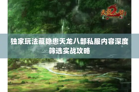 独家玩法藏隐患天龙八部私服内容深度筛选实战攻略