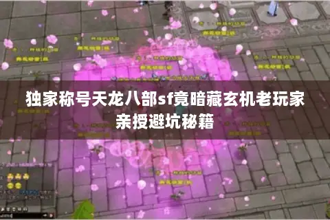 独家称号天龙八部sf竟暗藏玄机老玩家亲授避坑秘籍