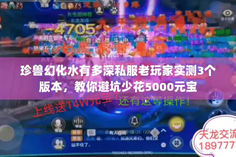 珍兽幻化水有多深私服老玩家实测3个版本，教你避坑少花5000元宝