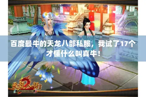 百度最牛的天龙八部私服，我试了17个才懂什么叫真牛！