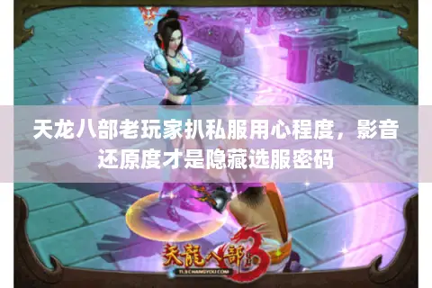 天龙八部老玩家扒私服用心程度,影音还原度才是隐藏选服密码 天龙八部老玩家扒私服用心程度,影音还原度才是隐藏选服密码