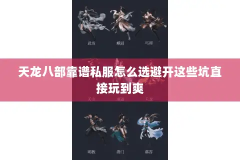天龙八部靠谱私服怎么选避开这些坑直接玩到爽 天龙八部靠谱私服怎么选避开这些坑直接玩到爽