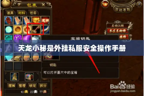 天龙小秘是外挂私服安全操作手册 天龙小秘是外挂私服安全操作手册