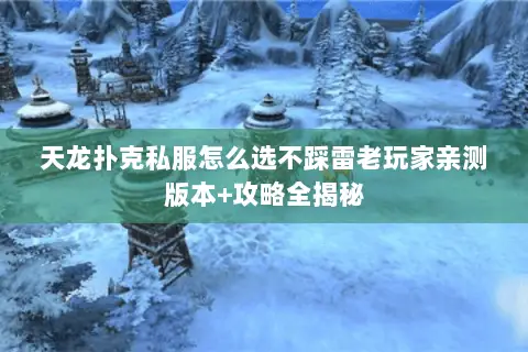 天龙扑克私服怎么选不踩雷老玩家亲测版本+攻略全揭秘 天龙扑克私服怎么选不踩雷老玩家亲测版本+攻略全揭秘
