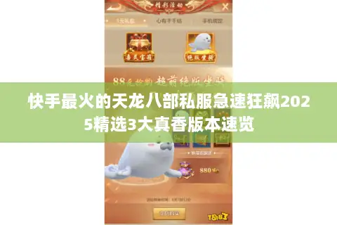 快手最火的天龙八部私服急速狂飙2025精选3大真香版本速览