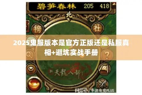 2025鬼服版本是官方正版还是私服真相+避坑实战手册