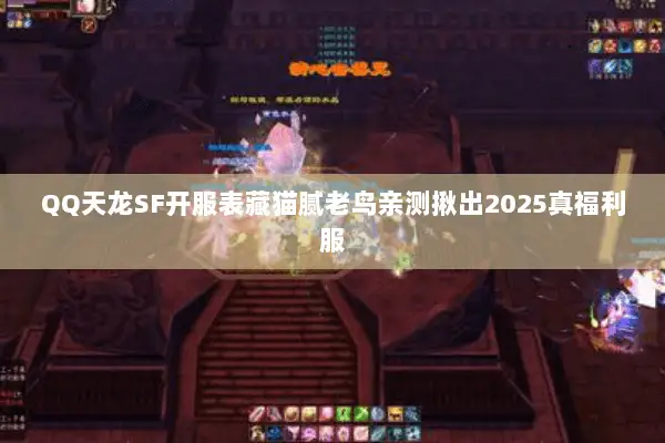 QQ天龙SF开服表藏猫腻老鸟亲测揪出2025真福利服