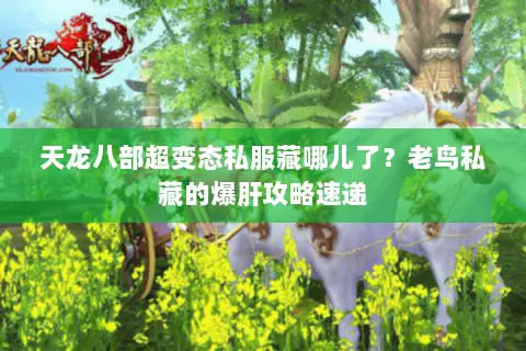 天龙八部超变态私服藏哪儿了?老鸟私藏的爆肝攻略速递 天龙八部超变态私服藏哪儿了?老鸟私藏的爆肝攻略速递