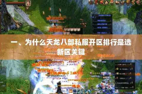 一、为什么天龙八部私服开区排行是选新区关键 一、为什么天龙八部私服开区排行是选新区关键