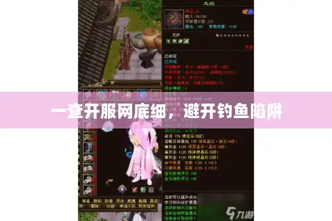一查开服网底细,避开钓鱼陷阱 一查开服网底细,避开钓鱼陷阱