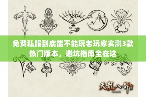 免费私服到底能不能玩老玩家实测3款热门版本，避坑指南全在这