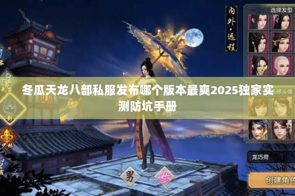 冬瓜天龙八部私服发布哪个版本最爽2025独家实测防坑手册