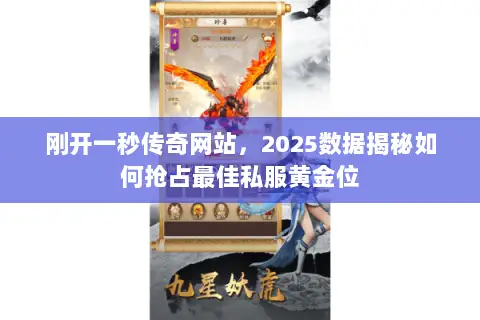 刚开一秒传奇网站,2025数据揭秘如何抢占最佳私服黄金位 刚开一秒传奇网站,2025数据揭秘如何抢占最佳私服黄金位