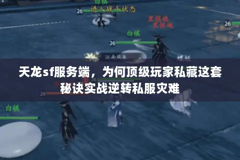 天龙sf服务端,为何顶级玩家私藏这套秘诀实战逆转私服灾难 天龙sf服务端,为何顶级玩家私藏这套秘诀实战逆转私服灾难