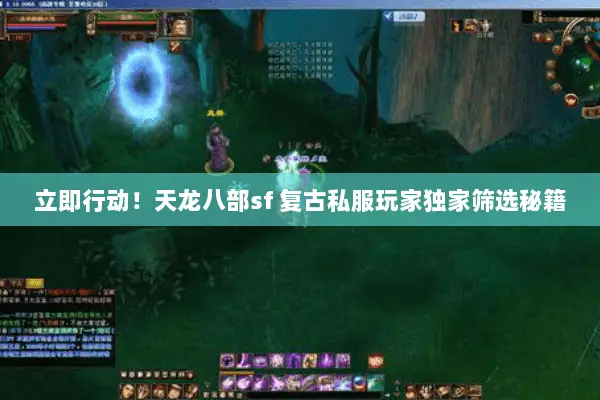 立即行动!天龙八部sf 复古私服玩家独家筛选秘籍 立即行动!天龙八部sf 复古私服玩家独家筛选秘籍