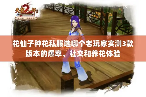 花仙子种花私服选哪个老玩家实测3款版本的爆率、社交和养花体验