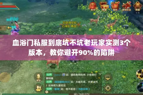 血浴门私服到底坑不坑老玩家实测3个版本，教你避开90%的陷阱