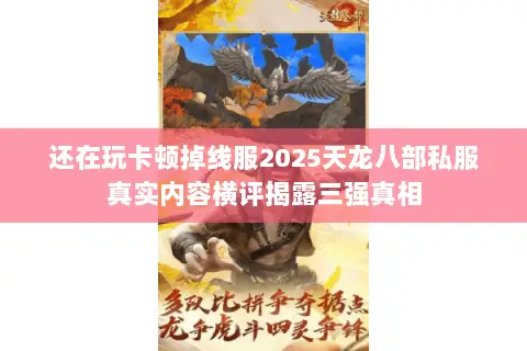 还在玩卡顿掉线服2025天龙八部私服真实内容横评揭露三强真相 还在玩卡顿掉线服2025天龙八部私服真实内容横评揭露三强真相
