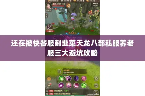 还在被快餐服割韭菜天龙八部私服养老服三大避坑攻略