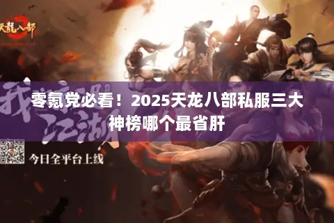 零氪党必看！2025天龙八部私服三大神榜哪个最省肝