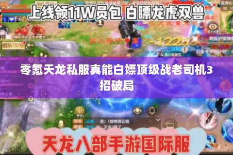 零氪天龙私服真能白嫖顶级战老司机3招破局 零氪天龙私服真能白嫖顶级战老司机3招破局