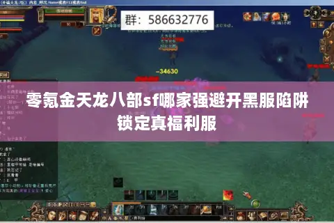 零氪金天龙八部sf哪家强避开黑服陷阱锁定真福利服
